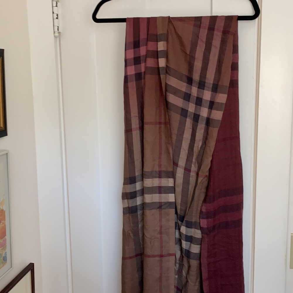 Burberry - Brown and Purple scarf